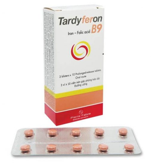 thuốc tardyferon b9