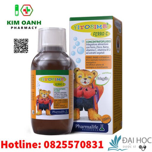 fitobimbi ferro c bổ sung kẽm cho bé