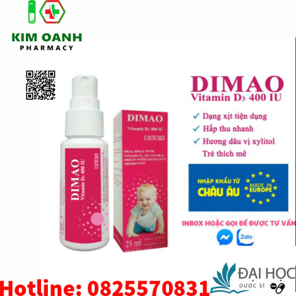 Dimao giúp bé khỏe hơn