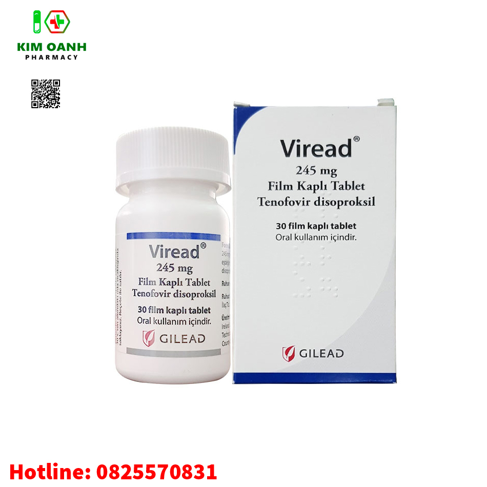 Viread 245mg được chỉ định điều trị HIV
