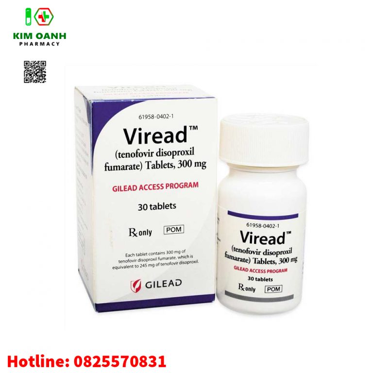 Viread 245mg - Điều Trị HIV Và Viêm Gan B, Giá Rẻ Nhất