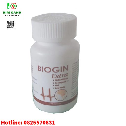 Biogin Extra hỗ trợ tuần hoàn máu não