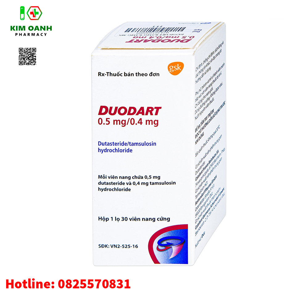 Thuốc Duodart điều trị phì đại tuyến tiền liệt