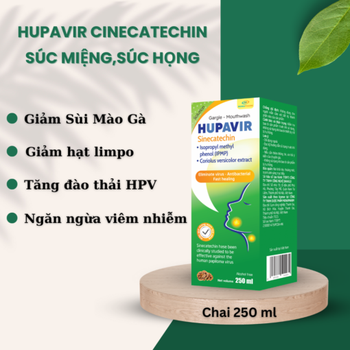 Súc họng, súc miệng Hupavir 250ml