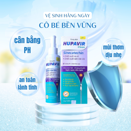 dung dịch vệ sinh Hupavir Sinecatechin